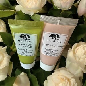 Origins‎ Clay Masks: Rose Clay Retexturing & Intensive Overnight Hydrating Mask